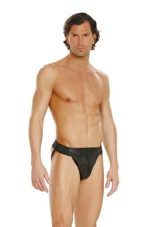 leather jock strap, men